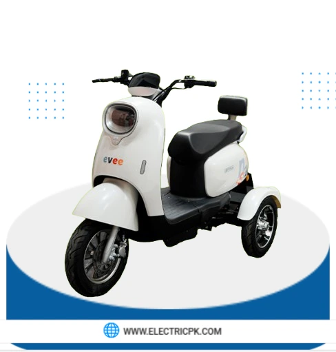 Evee Nisa 3 Wheeler Electric Scooty Price in Pakistan: Rs. 285,000/- 6 Evee Nisa 3 Wheeler Electric Scooty Price in Pakistan