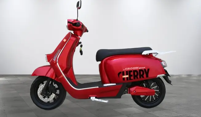 Crown Cherry Electric Scooty Price in Pakistan Rs. 380,000/- 1 Crown Cherry Electric Scooty Price in Pakistan Rs. 380000-